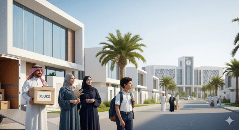نقل طالب بين المدارس بسبب تغيير السكن نموذج مع إثبات العنوان