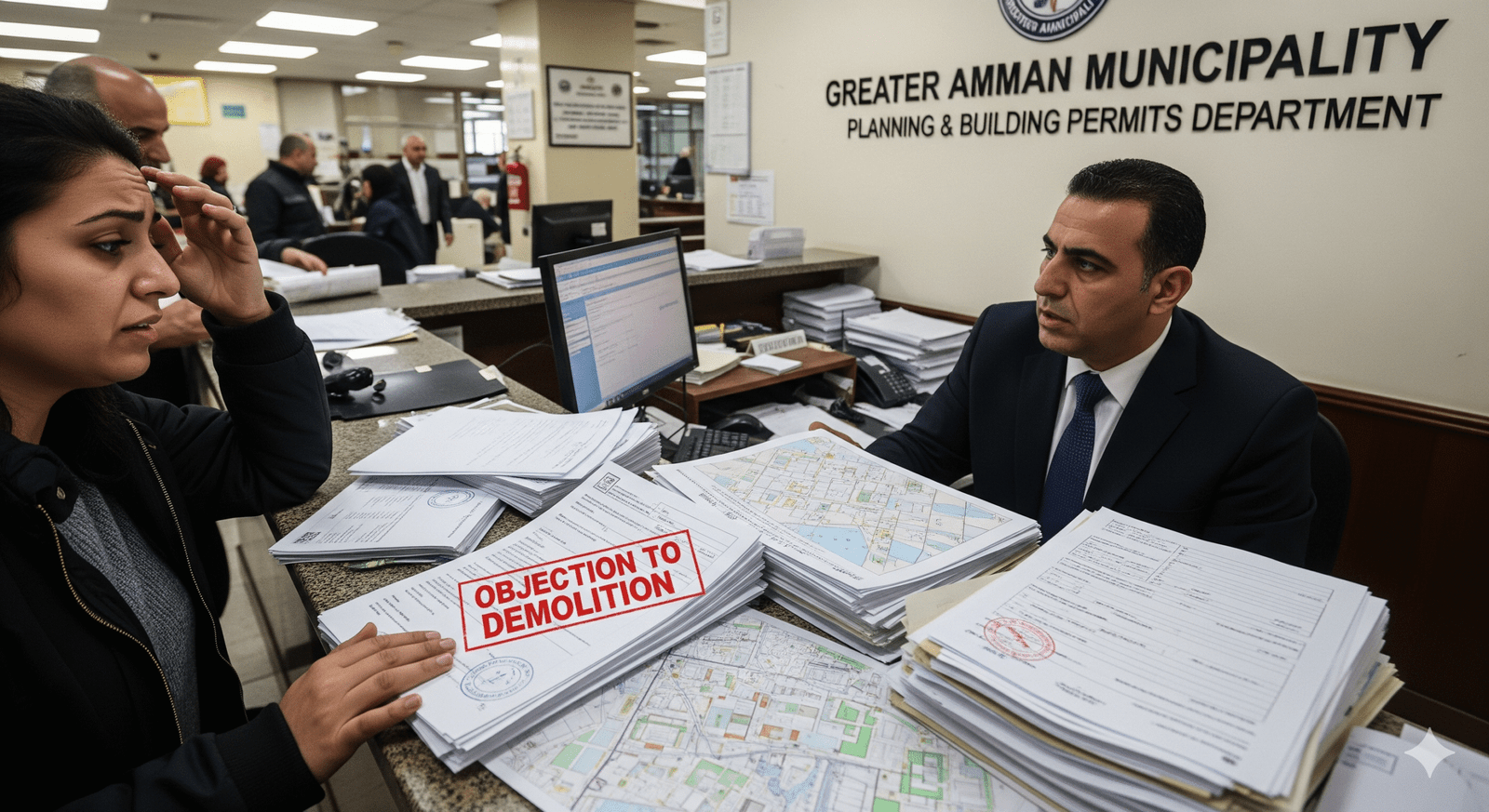 اعتراض على قرار إزالة بناء لدى أمانة عمّان الكبرى المستندات والإجراءات