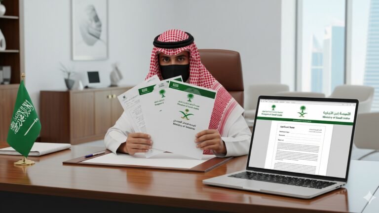 نموذج تفويض مراجعة الدوائر الحكومية Word قابل للتعديل مع تعليمات السعودية