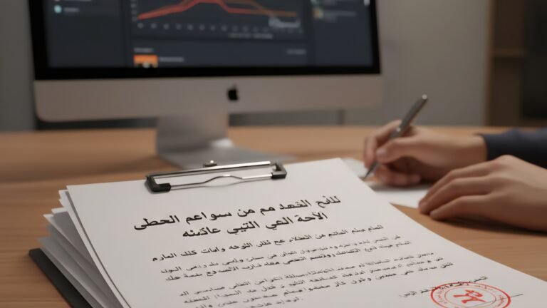 معروض طلب إعفاء من المخالفات المرورية المتراكمة